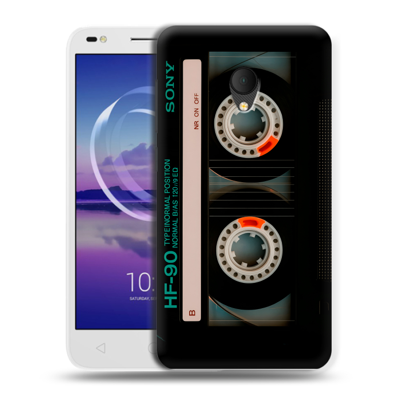 Силиконовый чехол на Alcatel U5 HD 5047d с принтом Кассета Силиконовый чехол на Alcatel U5 HD 5047d с принтом Кассета