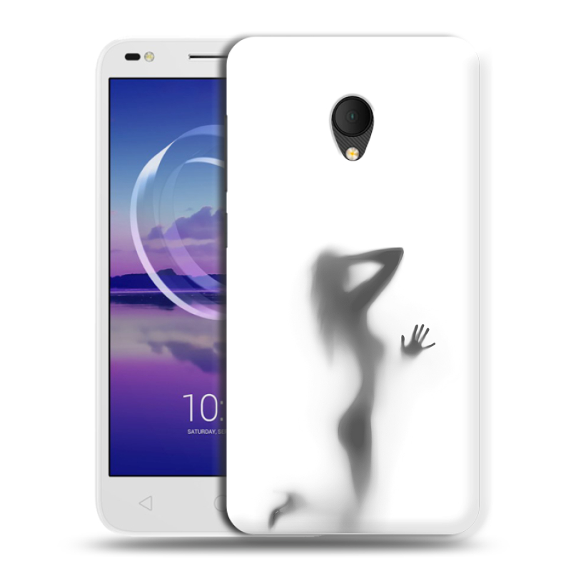 Силиконовый чехол на Alcatel U5 HD 5047d с принтом Силуэт Силиконовый чехол на Alcatel U5 HD 5047d с принтом Силуэт