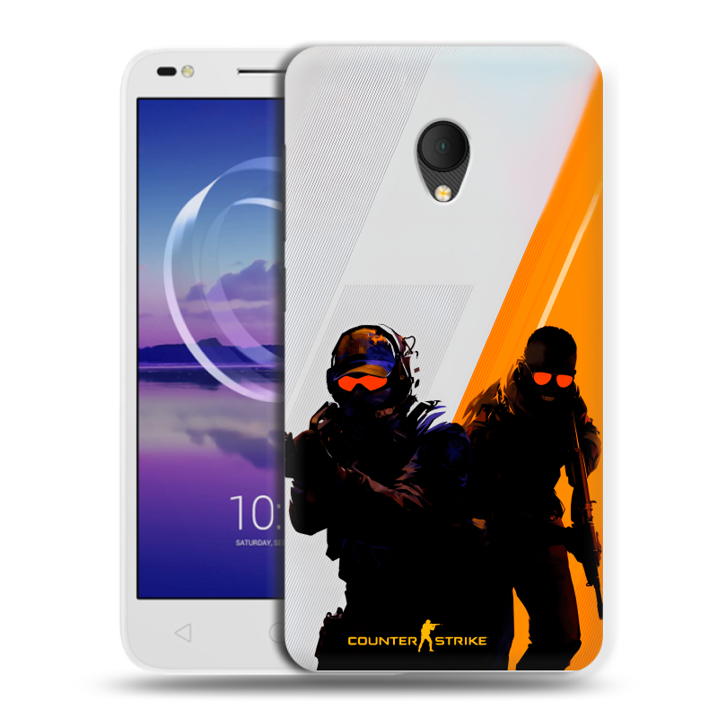 Силиконовый чехол на Alcatel U5 HD 5047d с принтом Контер страйк Counter strike Силиконовый чехол на Alcatel U5 HD 5047d с принтом Контер страйк Counter strike