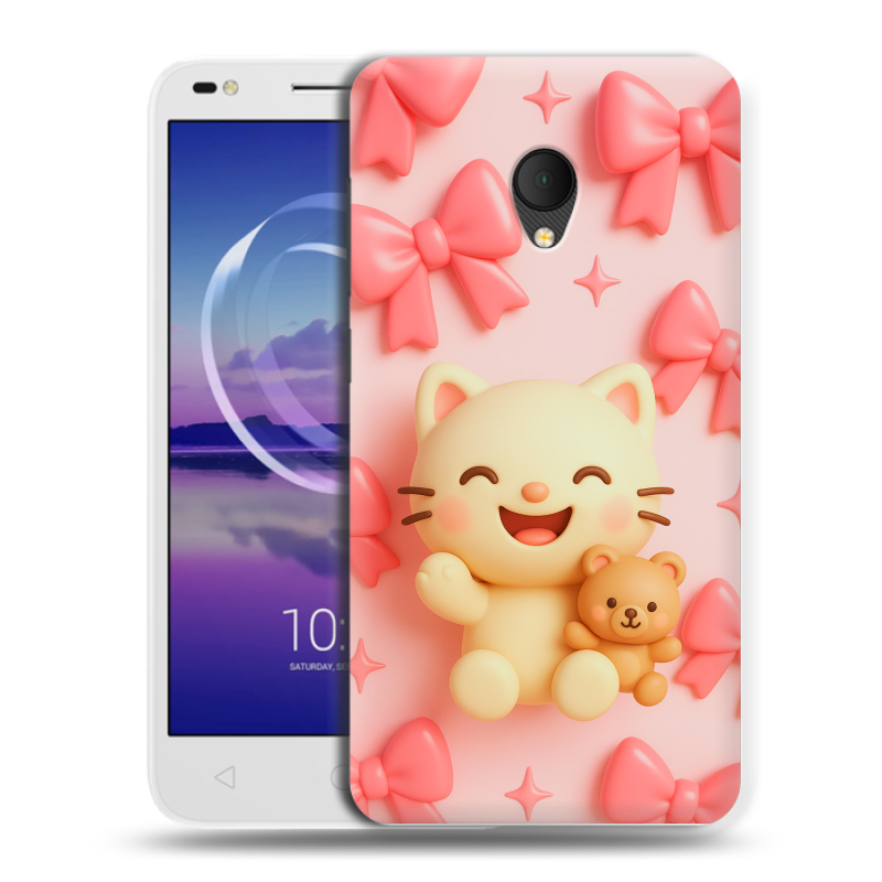 Силиконовый чехол на Alcatel U5 HD 5047d с принтом для девочек Силиконовый чехол на Alcatel U5 HD 5047d с принтом для девочек