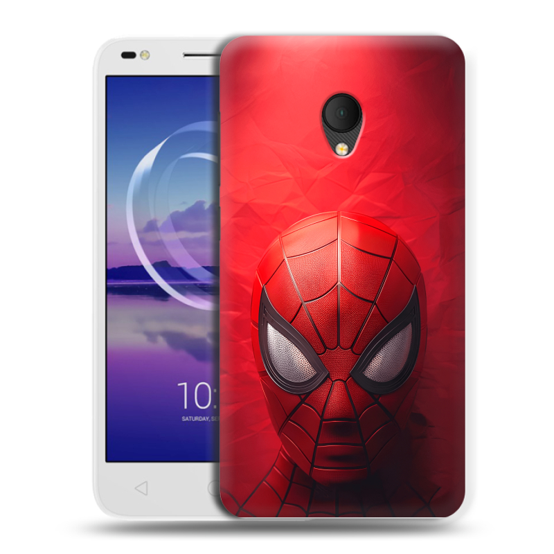 Силиконовый чехол на Alcatel U5 HD 5047d с принтом Spiderman Человек паук Силиконовый чехол на Alcatel U5 HD 5047d с принтом Spiderman Человек паук