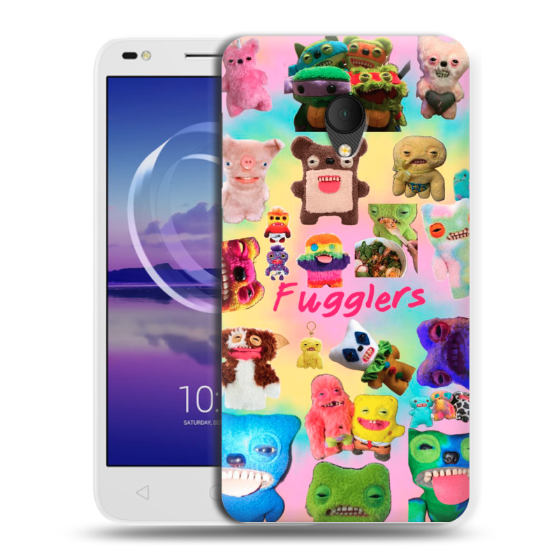 Силиконовый чехол на Alcatel U5 HD 5047d с принтом Флагер Fuggler Силиконовый чехол на Alcatel U5 HD 5047d с принтом Флагер Fuggler