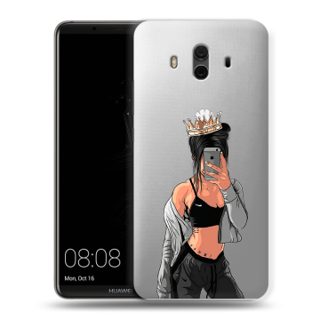Силиконовый чехол на Huawei Mate 10 с принтом Женские принты Силиконовый чехол на Huawei Mate 10 с принтом Женские принты