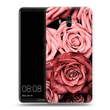 Силиконовый чехол на Huawei Mate 10 с принтом Цветы розы Силиконовый чехол на Huawei Mate 10 с принтом Цветы розы