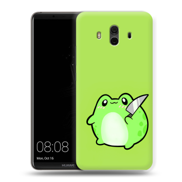 Силиконовый чехол на Huawei Mate 10 с принтом Лягушенок