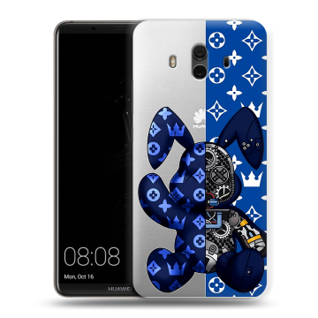 Силиконовый чехол на Huawei Mate 10 с принтом Луи робот