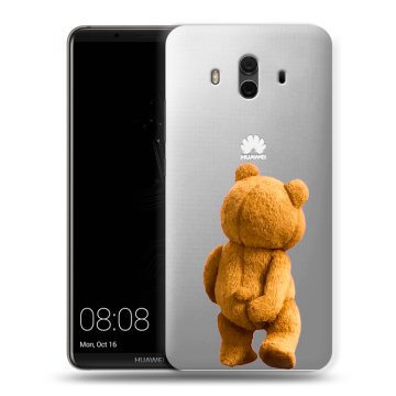 Силиконовый чехол на Huawei Mate 10 с принтом Медведь