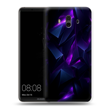 Силиконовый чехол на Huawei Mate 10 с принтом Абстракиция