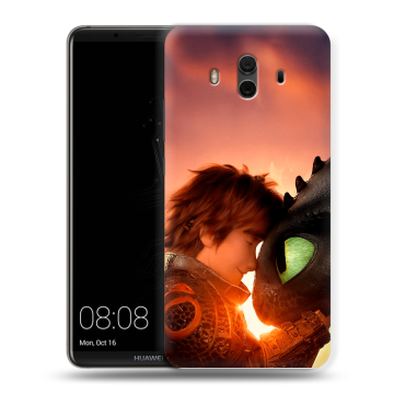 Силиконовый чехол на Huawei Mate 10 с принтом Как приручить дракона Силиконовый чехол на Huawei Mate 10 с принтом Как приручить дракона