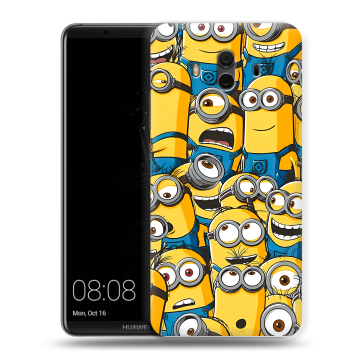 Силиконовый чехол на Huawei Mate 10 с принтом Миньоны