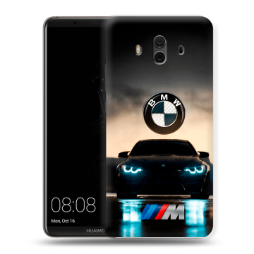 Силиконовый чехол на Huawei Mate 10 с принтом БМВ BMW
