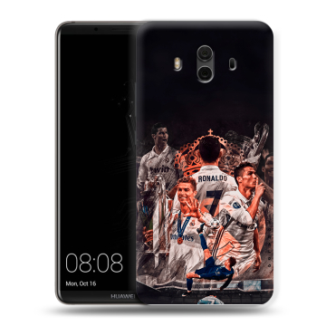 Силиконовый чехол на Huawei Mate 10 с принтом Реал Роналдо Real Ronaldo