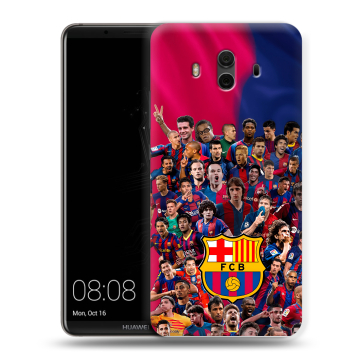 Силиконовый чехол на Huawei Mate 10 с принтом Барселона Barcelona