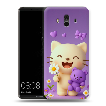 Силиконовый чехол на Huawei Mate 10 с принтом для девочек Силиконовый чехол на Huawei Mate 10 с принтом для девочек