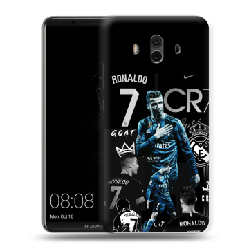 Силиконовый чехол на Huawei Mate 10 с принтом Реал Роналдо
