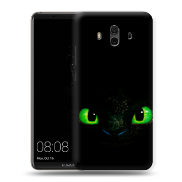 Силиконовый чехол на Huawei Mate 10 с принтом Как приручить дракона