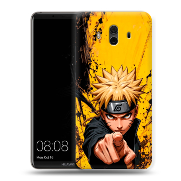 Силиконовый чехол на Huawei Mate 10 с принтом Naruto Наруто