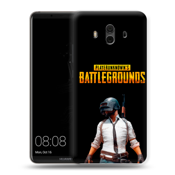 Силиконовый чехол на Huawei Mate 10 с принтом PUGB ПАГБ