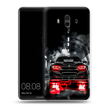 Силиконовый чехол на Huawei Mate 10 с принтом BMW БМВ