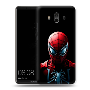 Силиконовый чехол на Huawei Mate 10 с принтом Spiderman Человек паук