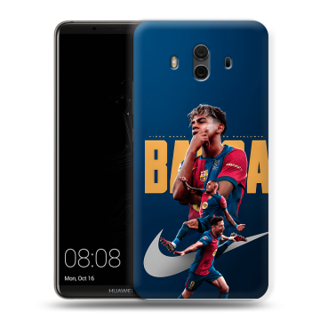 Силиконовый чехол на Huawei Mate 10 с принтом Барселона Barca Yamal 