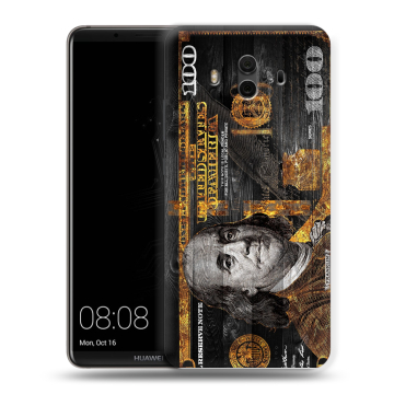Силиконовый чехол на Huawei Mate 10 с принтом Доллар деньги