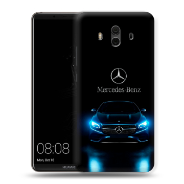 Силиконовый чехол на Huawei Mate 10 с принтом Mercedes Мерседес