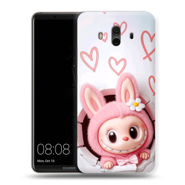 Силиконовый чехол на Huawei Mate 10 с принтом Labubu Лабубу