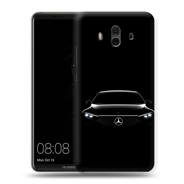 Силиконовый чехол на Huawei Mate 10 с принтом Mercedes Мерседес