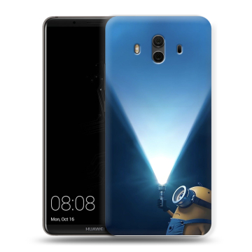 Силиконовый чехол на Huawei Mate 10 с принтом Миньоны
