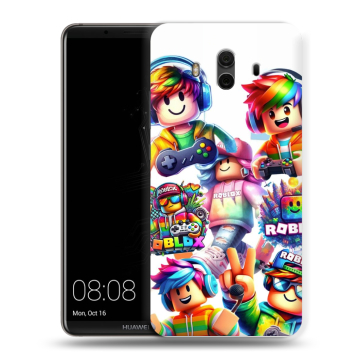 Силиконовый чехол на Huawei Mate 10 с принтом Roblox Роблокс