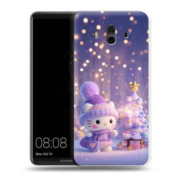Силиконовый чехол на Huawei Mate 10 с принтом Новый год Силиконовый чехол на Huawei Mate 10 с принтом Новый год