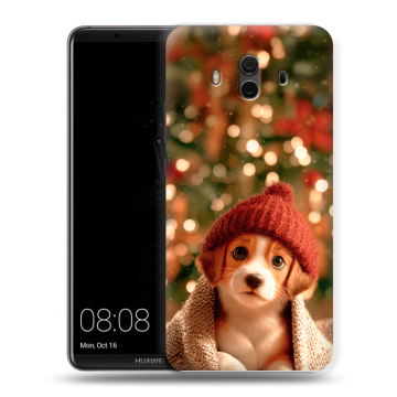 Силиконовый чехол на Huawei Mate 10 с принтом Новый год Силиконовый чехол на Huawei Mate 10 с принтом Новый год