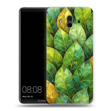 Силиконовый чехол на Huawei Mate 10 с принтом женский