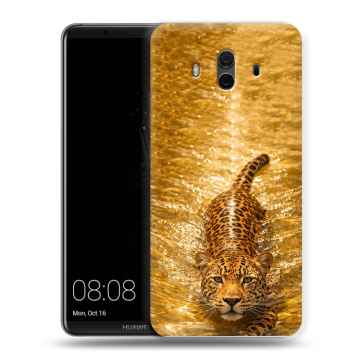 Силиконовый чехол на Huawei Mate 10 с принтом женский
