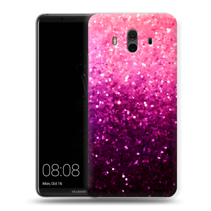 Силиконовый чехол на Huawei Mate 10 с принтом Блестки Силиконовый чехол на Huawei Mate 10 с принтом Блестки