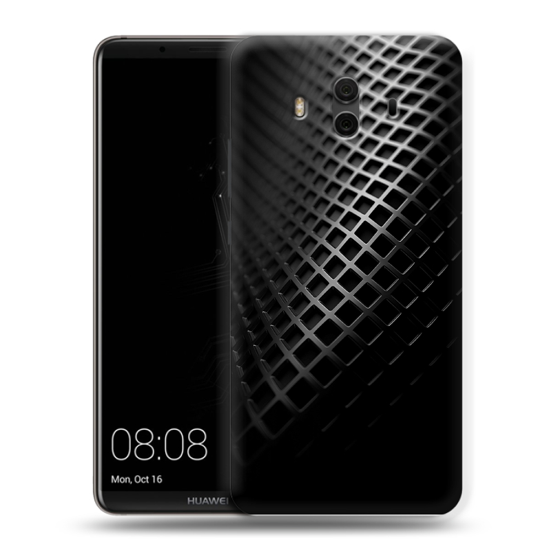 Силиконовый чехол на Huawei Mate 10 с принтом Текстура металла Силиконовый чехол на Huawei Mate 10 с принтом Текстура металла