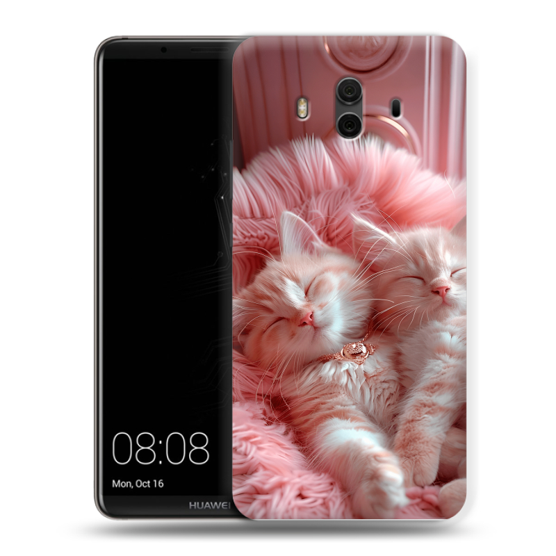 Пластиковый чехол на Huawei Mate 10 с принтом котята котики Пластиковый чехол на Huawei Mate 10 с принтом котята котики