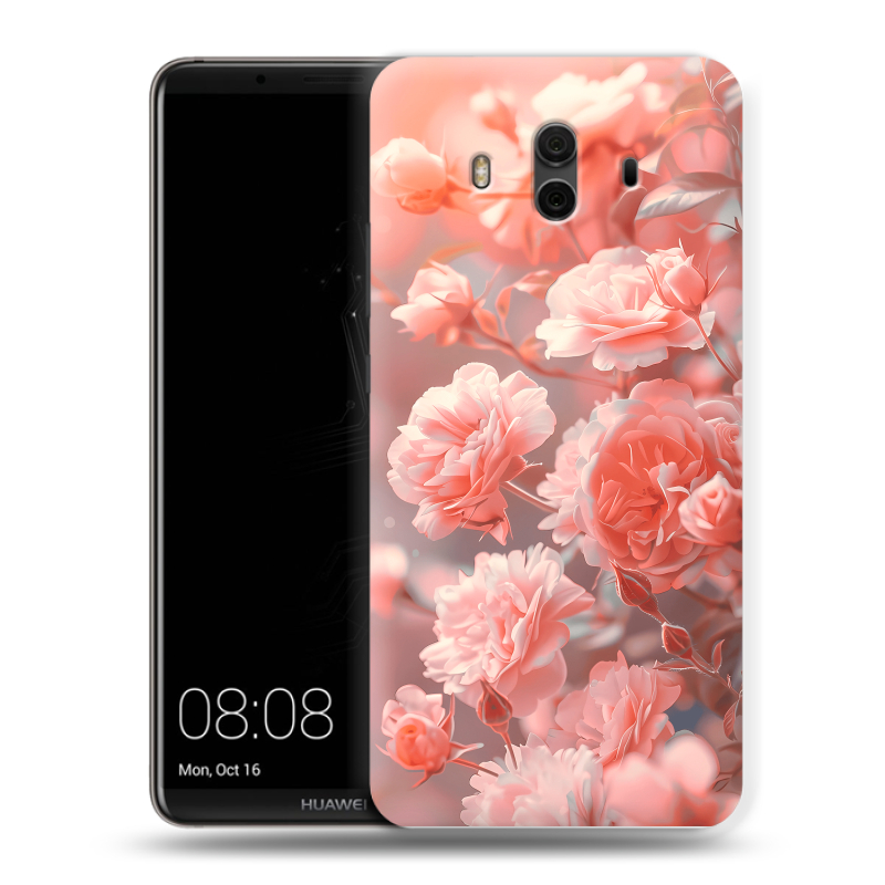 Силиконовый чехол на Huawei Mate 10 с принтом Розы цветы Силиконовый чехол на Huawei Mate 10 с принтом Розы цветы