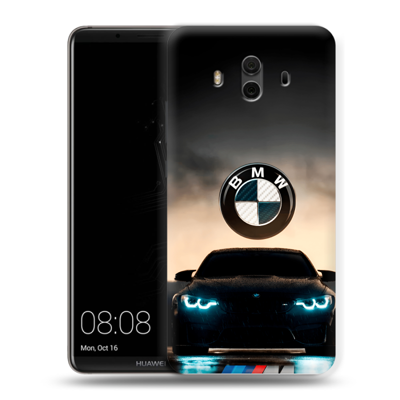 Пластиковый чехол на Huawei Mate 10 с принтом БМВ BMW Пластиковый чехол на Huawei Mate 10 с принтом БМВ BMW