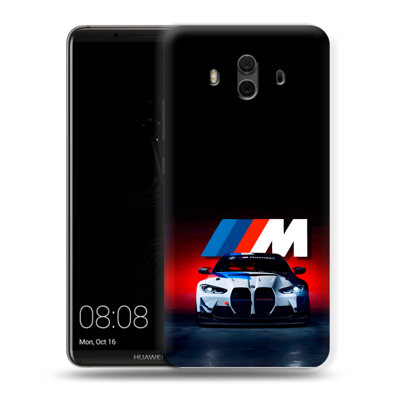 Силиконовый чехол на Huawei Mate 10 с принтом БМВ BMW Силиконовый чехол на Huawei Mate 10 с принтом БМВ BMW