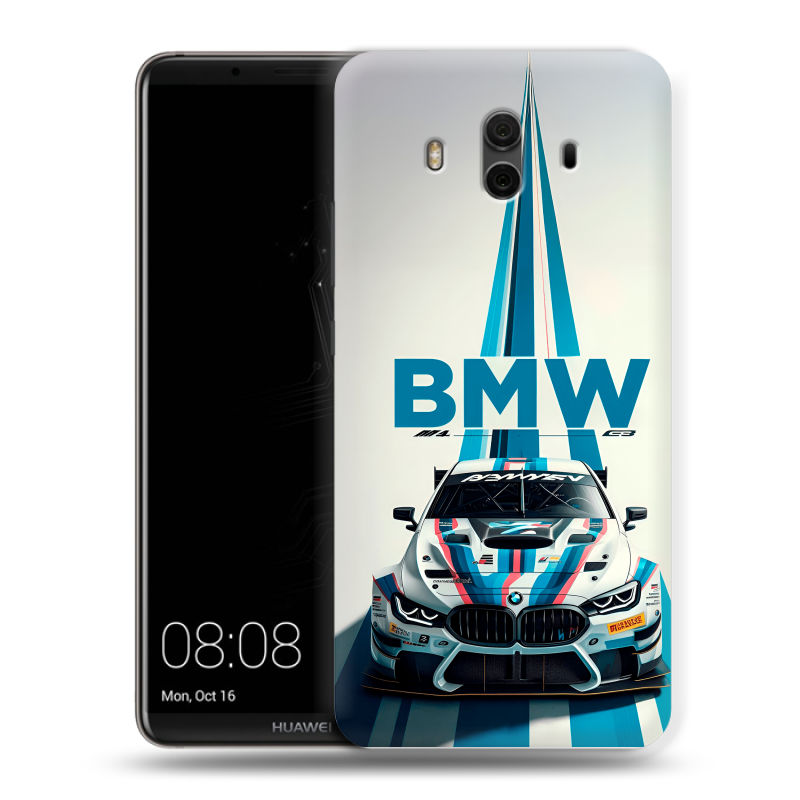 Пластиковый чехол на Huawei Mate 10 с принтом БМВ BMW Пластиковый чехол на Huawei Mate 10 с принтом БМВ BMW