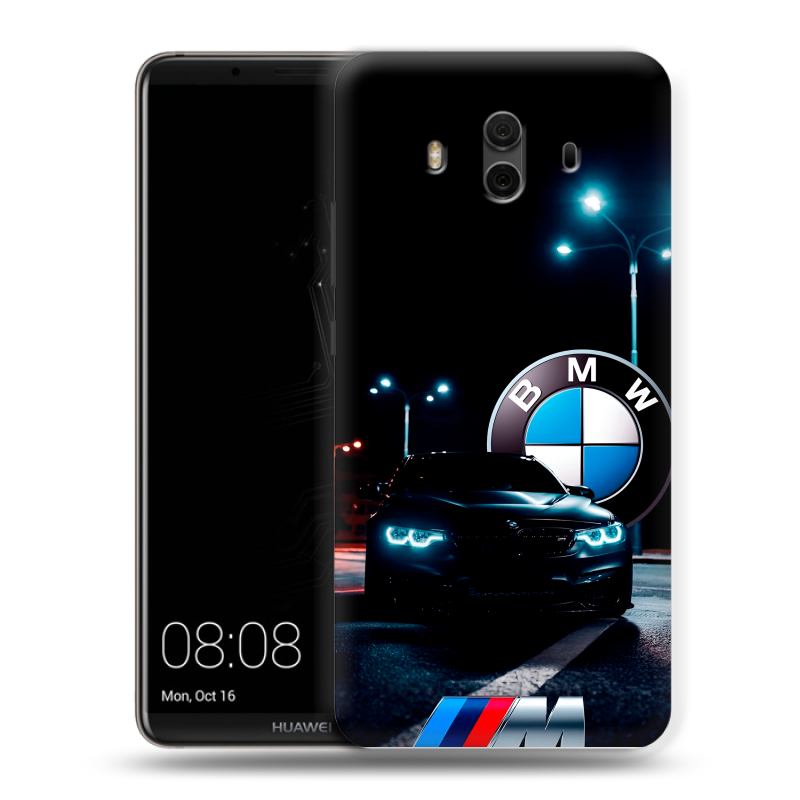 Силиконовый чехол на Huawei Mate 10 с принтом БМВ BMW Силиконовый чехол на Huawei Mate 10 с принтом БМВ BMW