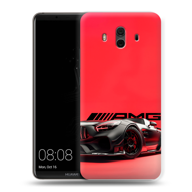 Пластиковый чехол на Huawei Mate 10 с принтом Мерседес Mercedes AMG Пластиковый чехол на Huawei Mate 10 с принтом Мерседес Mercedes AMG