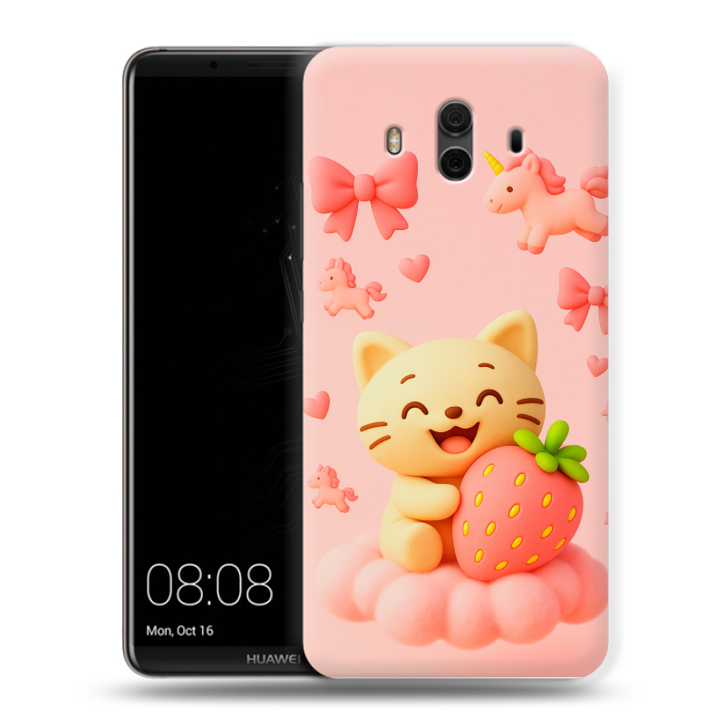 Пластиковый чехол на Huawei Mate 10 с принтом для девочек Пластиковый чехол на Huawei Mate 10 с принтом для девочек