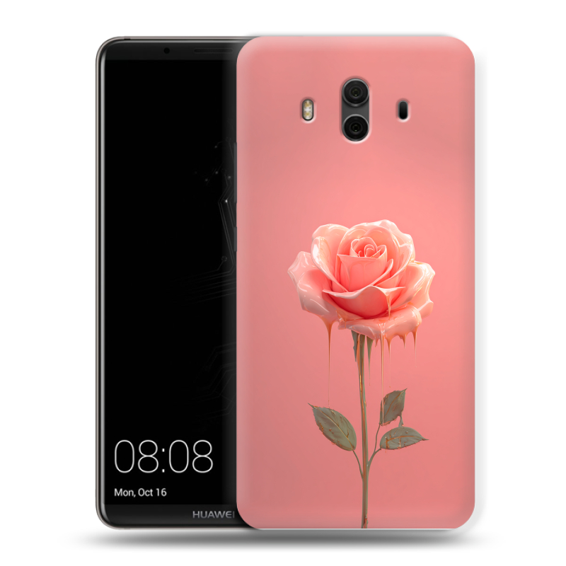 Пластиковый чехол на Huawei Mate 10 с принтом Розовая роза Пластиковый чехол на Huawei Mate 10 с принтом Розовая роза