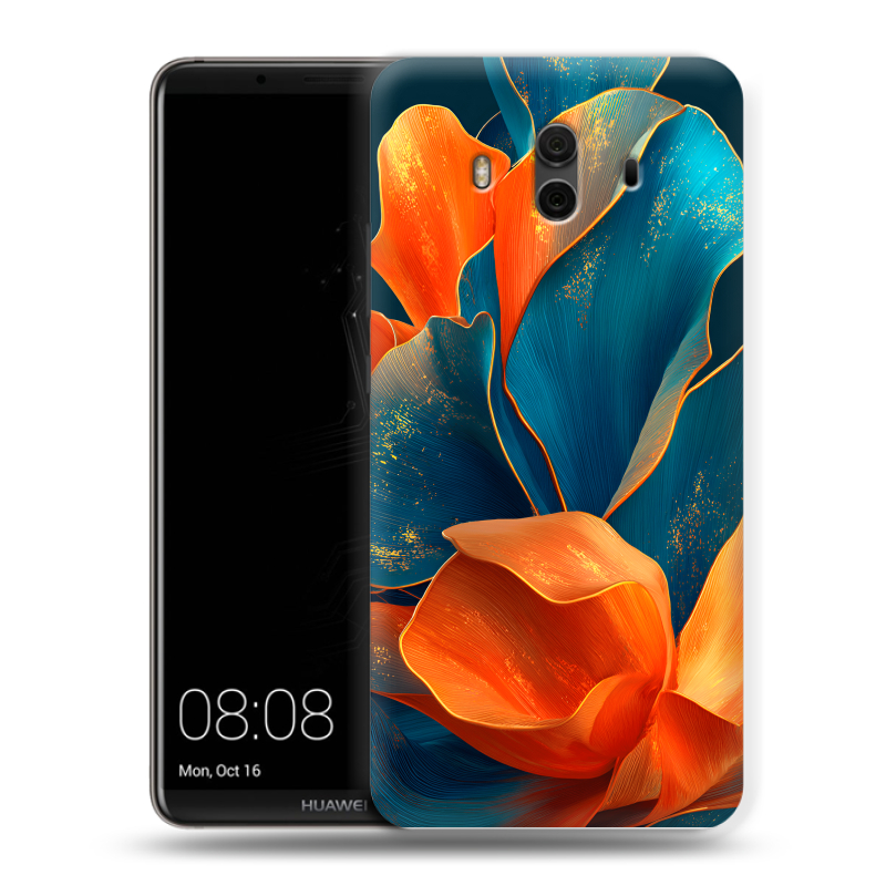 Силиконовый чехол на Huawei Mate 10 с принтом Цветы Силиконовый чехол на Huawei Mate 10 с принтом Цветы