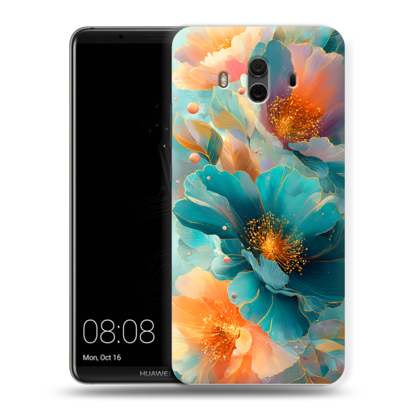 Пластиковый чехол на Huawei Mate 10 с принтом Цветы Пластиковый чехол на Huawei Mate 10 с принтом Цветы