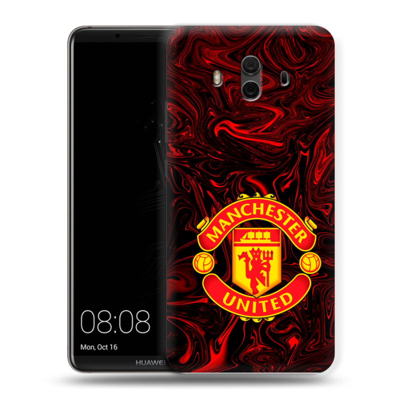 Силиконовый чехол на Huawei Mate 10 с принтом Manchester United Силиконовый чехол на Huawei Mate 10 с принтом Manchester United