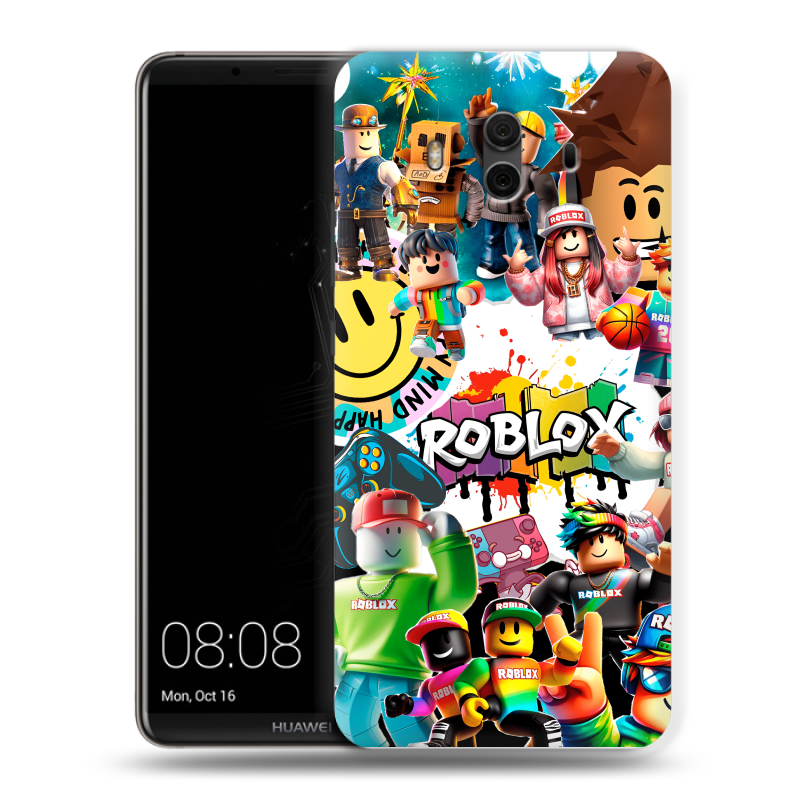 Силиконовый чехол на Huawei Mate 10 с принтом Roblox Роблокс Силиконовый чехол на Huawei Mate 10 с принтом Roblox Роблокс